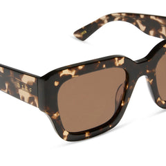 JESSIE JAMES DECKER - LOREN + ESPRESSO TORTOISE + BROWN SUNGLASSES