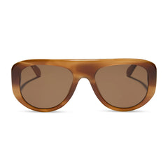 MORGAN - TAWNY TORTOISE + BROWN SUNGLASSES