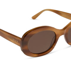 LAINEY - TAWNY TORTOISE + BROWN SUNGLASSES