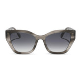 EVIE - SMOKE MARBLE + GREY GRADIENT SUNGLASSES