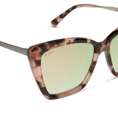 BECKY II - HIMALAYAN TORTOISE + TAUPE MIRROR + POLARIZED SUNGLASSES