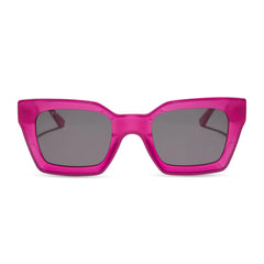 GREER - BRIGHT TULIP + GREY SUNGLASSES