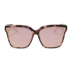 MEREDITH II - HIMALAYAN TORTOISE + TAUPE MIRROR SUNGLASSES