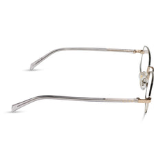 TRINITY - SILVER + GOLD + LIGHT GREY CRYSTAL TEMPLES + GLASSES