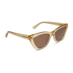 CAMILA - HONEY CRYSTAL + BROWN SUNGLASSES