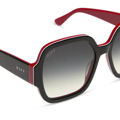 DIONNE - BLACK + GREY GRADIENT SUNGLASSES
