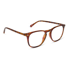 GRIFFIN - AMBER TORTOISE + BLUE LIGHT READERS