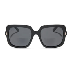 SANDY - BLACK + GREY SUNGLASS BIFOCAL READERS