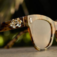 HAWAII - COCONUT PALM TORTOISE + GLASSES
