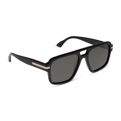 JULIEN NAVIGATOR - JET NOIR + SMOKE BLACK SUNGLASSES
