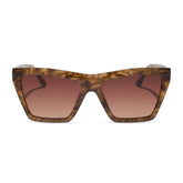 JESSIE JAMES DECKER - VIVI + BLACK WALNUT TORTOISE + BROWN GRADIENT SUNGLASSES