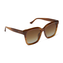 MEREDITH - TAWNY TORTOISE + BROWN GRADIENT + POLARIZED SUNGLASSES