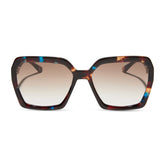 SLOANE - CONFETTI TORTOISE + BROWN GRADIENT SUNGLASSES