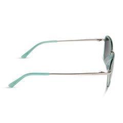 JENA SIMS - HOPE + BRONCO BLUE + GREY GRADIENT + POLARIZED SUNGLASSES