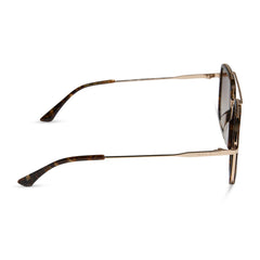 JORDAN - GLITTER TORTOISE + BROWN GRADIENT SUNGLASSES
