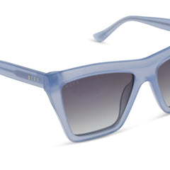 JESSIE JAMES DECKER - VIVI + MILKY BLUE PEARL + GREY GRADIENT SUNGLASSES