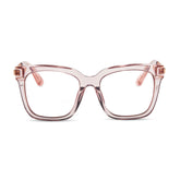 BELLA - LIGHT PINK CRYSTAL + GLASSES