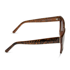 ARIANA - ANIMAL + BROWN GRADIENT + POLARIZED SUNGLASSES