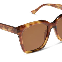 MEREDITH - BROWN FLEUR + BROWN SUNGLASSES