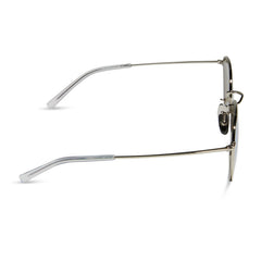 AXEL - SILVER + TURQUOISE ICE MIRROR SUNGLASSES