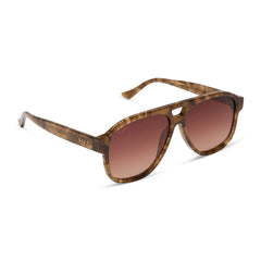 JESSIE JAMES DECKER - NASH + BLACK WALNUT TORTOISE + BROWN GRADIENT SUNGLASSES