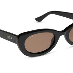 JOJO FLETCHER - RAYA + BLACK + BROWN SUNGLASSES