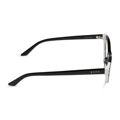 EMILY CAT EYE - MIDNIGHT POLKA DOT + GLASSES