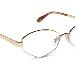 JOJO FLETCHER - JORDY + GOLD + HORN TORTOISE + GLASSES