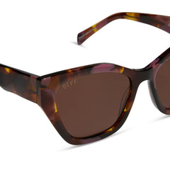 EVIE - TORINO TORTOISE + BROWN SUNGLASSES