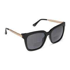 HAILEY - BLACK + GREY SUNGLASS BIFOCAL READERS