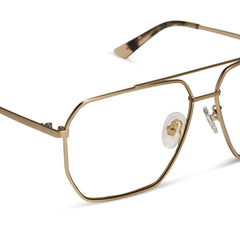 BERKELY - BRUSHED GOLD + GLASSES