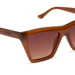 JESSIE JAMES DECKER - VIVI + MILK CARAMEL + BROWN GRADIENT SUNGLASSES