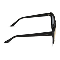 AVRIL - MATTE BLACK + SUNSET MIRROR SUNGLASSES