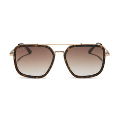 JORDAN - GLITTER TORTOISE + BROWN GRADIENT SUNGLASSES
