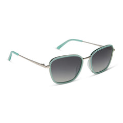 JENA SIMS - HOPE + BRONCO BLUE + GREY GRADIENT + POLARIZED SUNGLASSES
