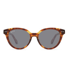 CARLY - AMBER TORTOISE + GLASSES