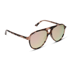 TOSCA II - HIMALAYAN TORTOISE + TAUPE MIRROR SUNGLASSES