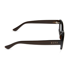 JOJO FLETCHER - RAYA + CHOCOLATE CRYSTAL + GREY + POLARIZED SUNGLASSES