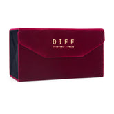 4 PAIR TRAVEL CASE - VELVET WINE