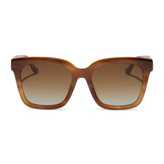 MEREDITH - TAWNY TORTOISE + BROWN GRADIENT + POLARIZED SUNGLASSES