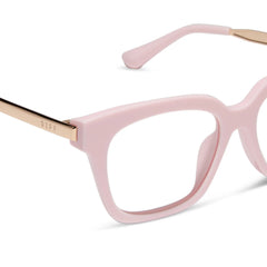 BELLA XS - POWDER PINK + GOLD + GLASSES