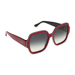 DIONNE - RED + GREY GRADIENT SUNGLASSES