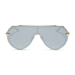 IMANI - GOLD + SILVER MIRROR SUNGLASSES