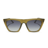 AVRIL - RICH OLIVE + GREY GRADIENT SUNGLASSES