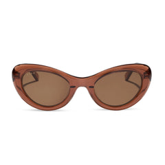 ZARIA - CAFÉ OLE + BROWN SUNGLASSES