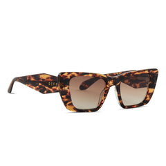 AURA - WILD TORTOISE + BROWN GRADIENT SUNGLASSES