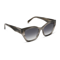 EVIE - SMOKE MARBLE + GREY GRADIENT SUNGLASSES