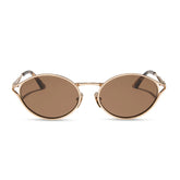 JESSIE JAMES DECKER - LIMONCELLO + GOLD + BROWN SUNGLASSES