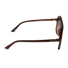 TEAGAN - MAHOGANY TORTOISE + BROWN GRADIENT SUNGLASSES