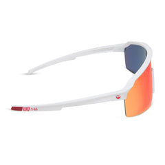 LUKE X-WING™ 2.0 - GALACTIC WHITE + RED ORANGE FIRE MIRROR + POLARIZED SUNGLASSES